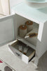 Image of Legion Furniture 18.5" White Color Wood Sink Vanity With Glass Top-No Faucet WH5518-W