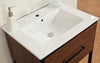 Image of Legion Furniture 24" Antique Walnut Finish Sink Vanity With Black Metal Frame WH7024-WB