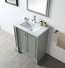 Image of Legion Furniture WH7130-CG 30" Wood Sink Vanity With Ceramic Top, No Faucet