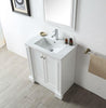 Image of Legion Furniture WH7130-W 30" Wood Sink Vanity With Ceramic Top, No Faucet