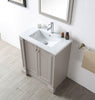 Image of Legion Furniture WH7130-WG 30" Wood Sink Vanity With Ceramic Top, No Faucet