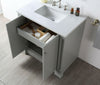 Image of Legion Furniture WH7236-CG 36" Wood Sink Vanity With Quartz Top, No Faucet