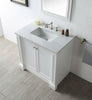 Image of Legion Furniture WH7236-W 36" Wood Sink Vanity With Quartz Top, No Faucet