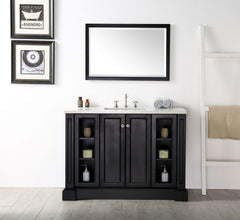 Legion Furniture WH7248-E 48" Wood Sink Vanity With Quartz Top, No Faucet