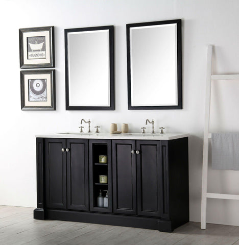 Legion Furniture WH7360-E 60" Wood Sink Vanity With Quartz Top, No Faucet