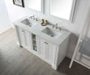 Image of Legion Furniture WH7360-W 60" Wood Sink Vanity With Quartz Top, No Faucet