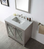 Image of Legion Furniture WH7436-WG 36" Wood Sink Vanity With Quartz Top, No Faucet