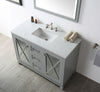 Image of Legion Furniture WH7448-CG 48" Wood Sink Vanity With Quartz Top, No Faucet