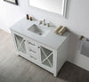 Image of Legion Furniture WH7448-W 48" Wood Sink Vanity With Quartz Top, No Faucet