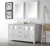 Image of Legion Furniture WH7460-W 60" Wood Sink Vanity With Quartz Top, No Faucet