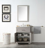 Image of Legion Furniture WH7630-WG 30" Wood Sink Vanity With Quartz Top, No Faucet