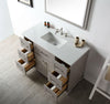 Image of Legion Furniture WH7648-WG 48" Wood Sink Vanity With Quartz Top, No Faucet