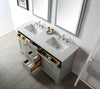 Image of Legion Furniture WH7660-CG 60" Wood Sink Vanity With Quartz Top, No Faucet
