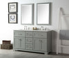 Image of Legion Furniture WH7660-CG 60" Wood Sink Vanity With Quartz Top, No Faucet