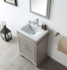 Image of Legion Furniture WH7724-WG 24" Wood Sink Vanity With Ceramic Top, No Faucet