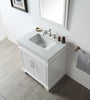 Image of Legion Furniture WH7730-W 30" Wood Sink Vanity With Ceramic Top, No Faucet