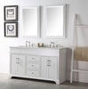 Image of Legion Furniture WH7760-W 60" Wood Sink Vanity With Ceramic Top, No Faucet