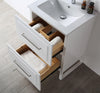 Image of Legion Furniture WH7824-W 24" Wood Sink Vanity With Ceramic Top, No Faucet