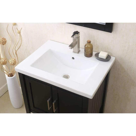 Legion Furniture Vanity Set 24" with Mirror Faucet Basket WLF6021 - Houux