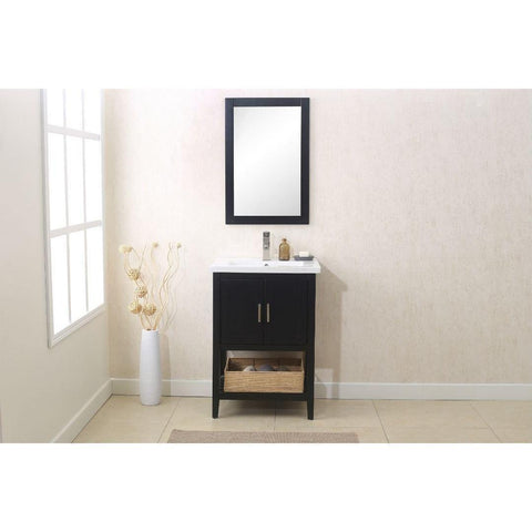 Legion Furniture Vanity Set 24" with Mirror Faucet Basket WLF6021 - Houux