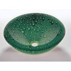 Legion Furniture Tempered Glass Vessel Sink Bowl - Green ZA-10 - Houux