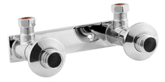 Nuie A313 Fast-Fit Bracket for Bar Thermostats, Chrome