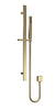 Image of Nuie A8167 Slide Rail Shower Kit, Brushed Brass