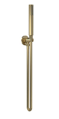 Nuie A8263 Outlet Elbow, Parking Bracket, Flex and Shower Handset, Brushed Brass