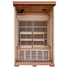 Image of Yukon 2-Person Cedar Deluxe Infrared Sauna w/ 6 Carbon Heaters - Houux