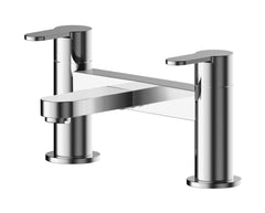 Nuie ARV303 Arvan Deck Mounted Bath Filler, Chrome