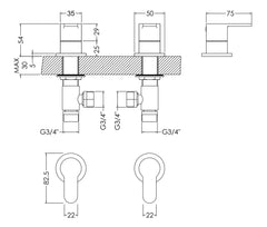 Nuie ARV308 Arvan 3/4