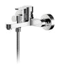 Image of Nuie ARV316 Arvan Wall Mounted Bath Shower Mixer With Kit, Chrome