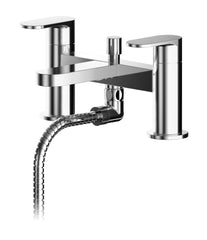 Nuie BIN304 Binsey Deck Mounted Bath Shower Mixer With Kit, Chrome