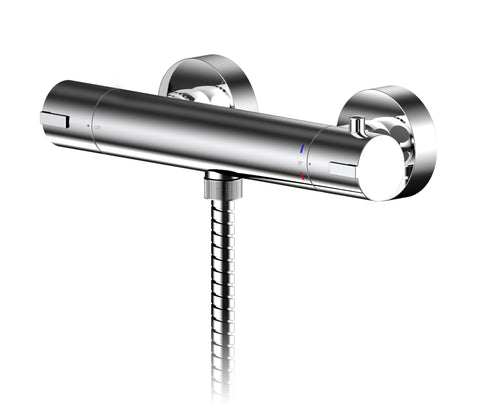 Nuie BIN503 Binsey Thermostatic Bar Valve, Chrome