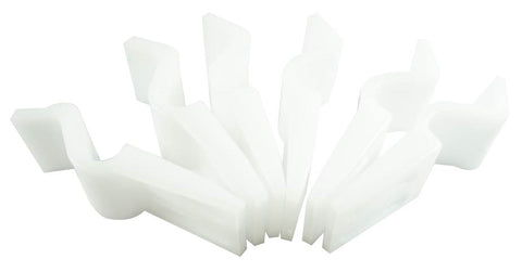 Nuie BPC001 Bath Panel Clips, Gloss White