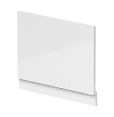 Nuie BPR111 Straight End Panel & Plinth (700mm), Gloss White