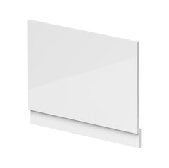 Nuie BPR112 Straight End Panel & Plinth (750mm), Gloss White