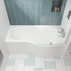 Nuie WBB1785R 1700mm Right Hand B-Shaped Bath, White