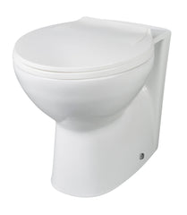 Nuie BTW002 Melbourne Back To Wall Pan Round, White