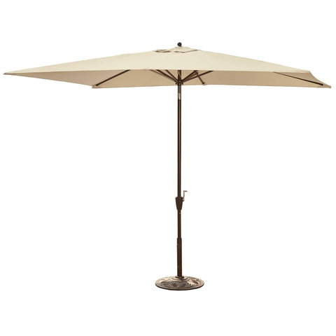 Adriatic 6.5-ft x 10-ft Rectangular Market Umbrella in Olefin - Houux