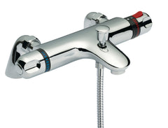 Nuie CD324 Thermostatic Bath Shower Mixer, Chrome