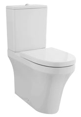 Nuie CMA011 Provost Comfort Height Flush to Wall Pan, Cistern & Seat Round, White