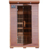 Image of Yukon 2-Person Cedar Deluxe Infrared Sauna w/ 6 Carbon Heaters - Houux