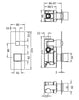 Image of Hudson Reed CPB3310 Ignite Square One Outlet Valve, Chrome