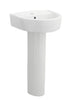 Image of Nuie CPV001 Provost 420mm Basin & Pedestal Round, White