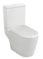 Nuie CPV005 Provost Semi Flush to Wall WC Round, White