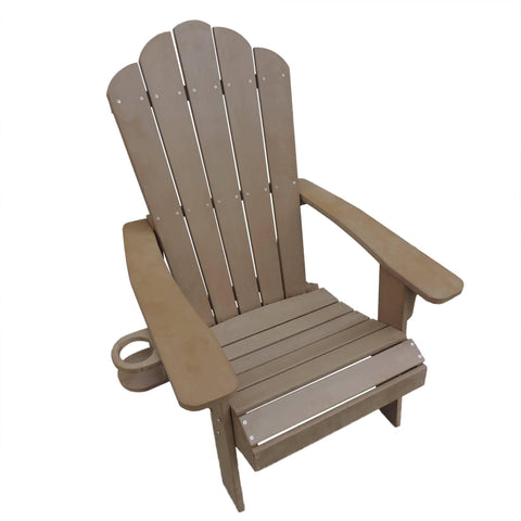 Adirondack Chair in Teak - Outdoor Deck, Patio Seating - Houux