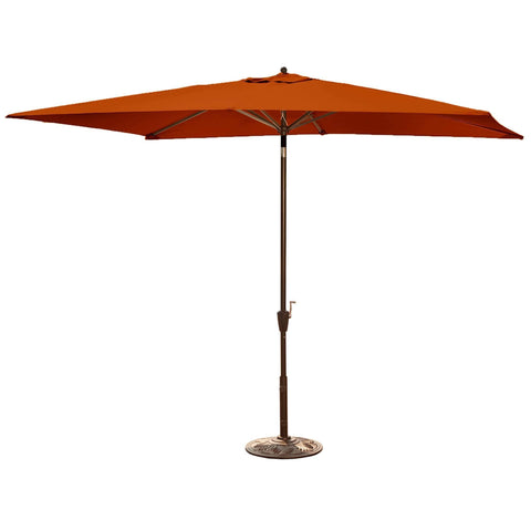 Adriatic 6.5-ft x 10-ft Rectangular Market Umbrella in Sunbrella Acrylic - Houux