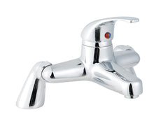 Nuie DTY303 Eon Deck Mounted Bath Filler, Chrome