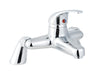 Image of Nuie DTY303 Eon Deck Mounted Bath Filler, Chrome